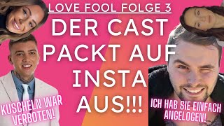 Der Cast packt auf Insta aus Love Fool Folge 3 🃏 Kuscheln verboten bei AG Ins Gesicht gelogen 🤡 [upl. by Inail]