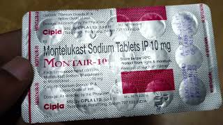 montair 10 Montelukast 10mg tablets review in hindi Montair10 tablets montair 10 asthama [upl. by Griff]