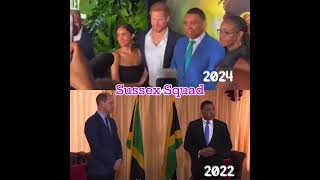 Harry and Meghans Warm Reception at Bob Marley movie premiere in Jamaica [upl. by Notlad]