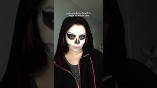 YOU’RE ALL I WANT 😩 tatelangdon ahs halloweenmakeuplook halloween2024 skullmakeup [upl. by Yanahc292]