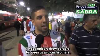 An Algerian speaks about Palestine at the World Cup in Brazil  Algerian Solidarity with Palestine [upl. by Neill192]