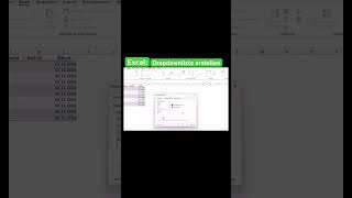 Erstellen einer Dropdownliste in microsoft excel [upl. by Emerick265]