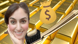 Orthodontist Reviews Most Expensive Solid Gold Toothpaste amp Toothbrush [upl. by Dino]