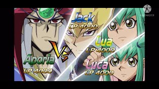 Yugioh 5Ds Leo Luna And Jack versus￼ aporia ￼ [upl. by Llamaj]