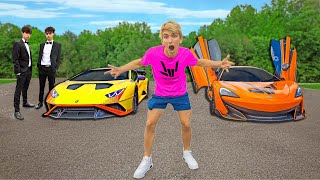 We Raced the Dobre Brothers Lamborghini VS McLaren Supercar [upl. by Lanfri]