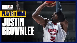 JUSTIN BROWNLEE SHOWCASED DOUBLEDOUBLE FOR GINEBRA  PBA Season 49 Governors Cup [upl. by Tound]