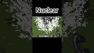 I tested the nuclear bomb in minecraftminecraft shorts [upl. by Seed]