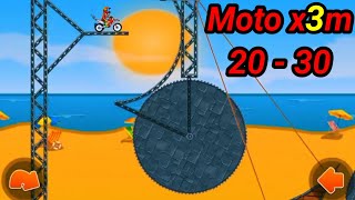 Moto X3M Bike Racing Game Part 3 Leaves 20  30 Gameplay Walkthrough iOS Android [upl. by Hanleigh]