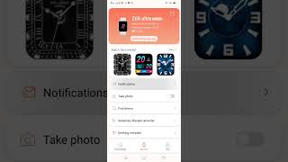 How to connect Z68Z59Z69 ultra smart watch with your mobile phone [upl. by Nylecyoj400]