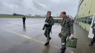 Visite de la composante Air à Florennes ce 11 mars 2020 [upl. by Champagne499]