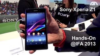 Sony Xperia Z1  HandsOn  IFA 2013  androidnextde [upl. by Nomelihp111]