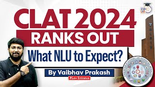 CLAT 2024  NLU at your Rank NLU Preference List 2024  CLAT Result 2024  CLAT 2024 Cut off [upl. by Anaderol]