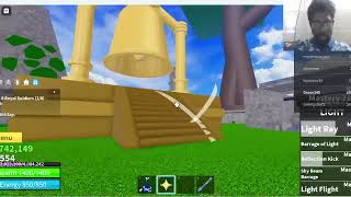 Blox fruits roblox defeated royal solders lvl 556 [upl. by Enneirdna]