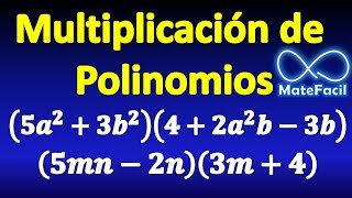 90 Multiplicación de polinomios EXPLICADA PASO A PASO [upl. by Stalk]