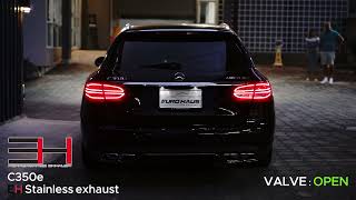 Benz C350e W205 estate installed EH Performance exhaust [upl. by Lizzie502]