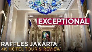 RAFFLES HOTEL Jakarta Indonesia 🇮🇩【4K Hotel Tour amp Review】IMPECCABLE Service [upl. by Oigaib]