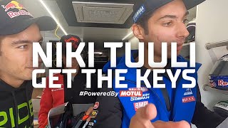 GET THE KEYS Niki Tuuli shows you the French Round from the inside  FRAWorldSBK [upl. by Deraj]