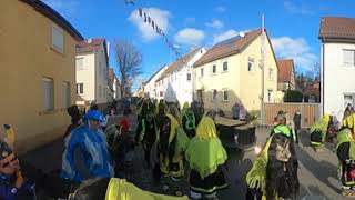 360° Fasnacht Umzug der Gumpa Hexa in Neckarweihingen [upl. by Wain778]