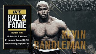 Kevin Randleman Joins the UFC Hall of Fame [upl. by Parik]