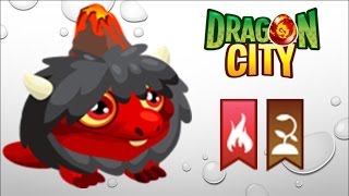 Dragon City  Getting Volcano Dragon 100 No Hack [upl. by Tarrance]