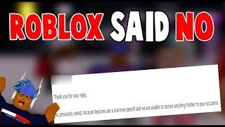 Roblox denied my rollback request [upl. by Adrahs]