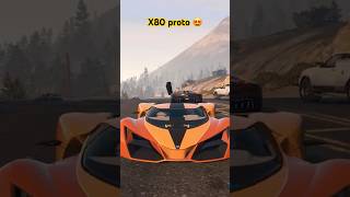 GTA 5 sports car x80 Proto 😍  GTA V MODS  menyoo gta5 ytshorts calmdown [upl. by Ailemaj]