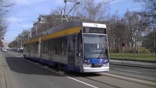 Tram Leipzig  Stadtbahn Impressionen 23032011 [upl. by Osber]