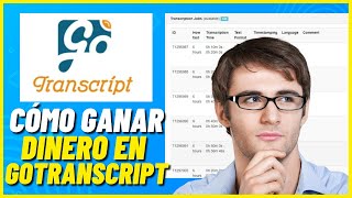 Cómo ganar dinero en GoTranscript para principiantes Tutorial fácil [upl. by Dowell126]