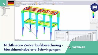 Webinar Nichtlineare Zeitverlaufsberechnung  Maschineninduzierte Schwingungen [upl. by Kaye]