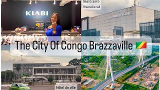 VISIT THE CITY OF CONGO BRAZZAVILLE 🇨🇬 GEANT CASINO  Malls  Ministries Roads [upl. by Gnues]