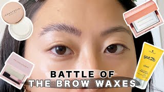 NATURAL FLUFFY BROWS For Beginners amp Ranking The Best Brow Waxes [upl. by Aronal440]