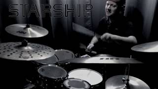 Jefferson Starship  No Way Out  Drum Cover by Kyle Davis [upl. by Alak355]