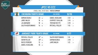 Jandakot Park Fourth Grade v Cockburn Fourth Grade [upl. by Adnamaa]