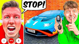 Ich KLAUE iCRIMAX LAMBORGHINI und ER RASTET AUS [upl. by Ciprian]