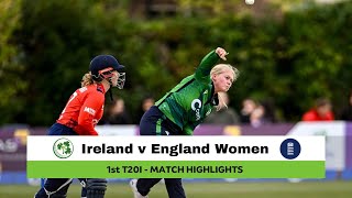 Ireland v England Women 1st T20I 2024  Match Highlights [upl. by Cristiano122]