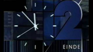 Nederland 2  einde TROS closedown met Wilhelmus amp testbeeld 20 maart 1991 [upl. by Gaudet52]