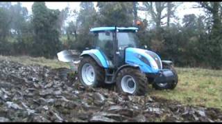 Landini Powermondial Tractor Ploughing [upl. by Naut609]