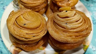 Mitha Khasta Varki Puri Recipe घर पर बनाये खस्ता मीठा वरकी पुरी रेसिपीLazizKitchen88 [upl. by Atsuj461]