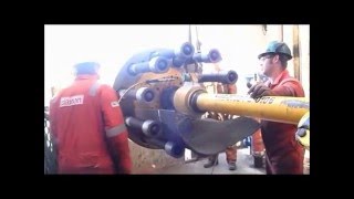 Deployment of a Claxton HP Drilling Riser [upl. by Eserehs]