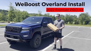 2022 Frontier PRO4X  weBoost Drive Reach Overland Install [upl. by Deibel321]