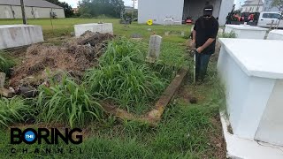 CEMETERY was COVERED in TRASH and OVERGROWN GRASS [upl. by Iviv104]