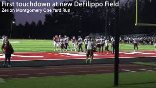 Historic first score at the new artificial turf DeFilippo Field [upl. by Conlon]