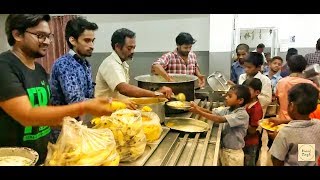 Dinner with Orphan Kids  First time visit in Orphanage Anathashram Orphanage in Hyderabad [upl. by Bigler710]