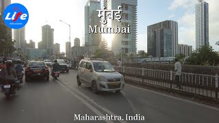 Mumbai City 4K Ride  Parel to Worli sea face [upl. by Wills]