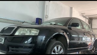 Skoda Superb rear brake disks and brake pads replacement [upl. by Laurent]