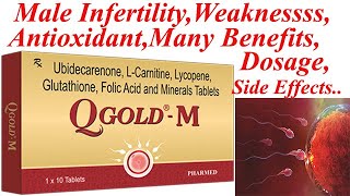 QGoldM Tablet Benefits Dosage Side Effects  Coenzyme Q10 Pharmed Pharma [upl. by Esetal]