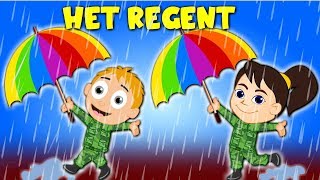 Het regent  Nederlandse kinderliedjes  Liedjes voor peuters en kleuters [upl. by Gravante]