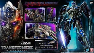 TRANSFORMERS THE LAST KNIGHT DLX NEMESIS PRIME Threezero [upl. by Ahsieker]