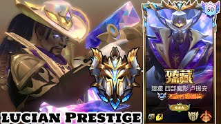 Wild Rift Lucian  Prestige High Noon Lucian Skin Gameplay Rank Sovereign [upl. by Oznole401]