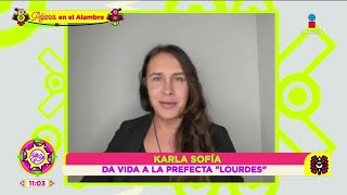 Karla Sofía rompe tabúes en nueva versión de Rebelde  Sale el Sol [upl. by Deehahs]